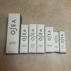 Osea skin care set! Includes 7 products/ body balm, oils, serums and more!